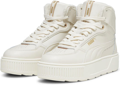 PUMA Damen Karmen Rebelle Mid WTR Sneaker 38 EU Alpine Snow Gold White, 38 EU Alpine Snow Gold White