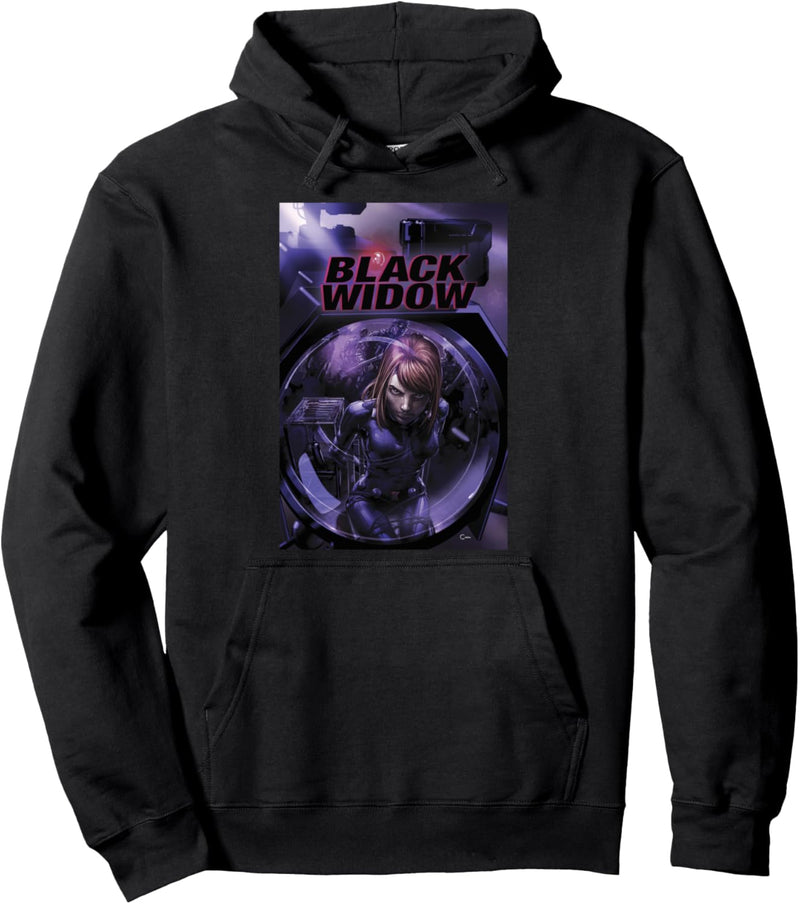Marvel Avengers Black Widow Comic Cover Pullover Hoodie