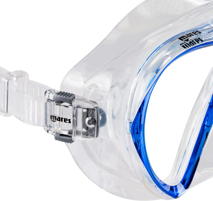 Mares Combo Vento Schnorchelmaske Einheitsgrösse Blau, Einheitsgr&#xF6;&#xDF;e Blau