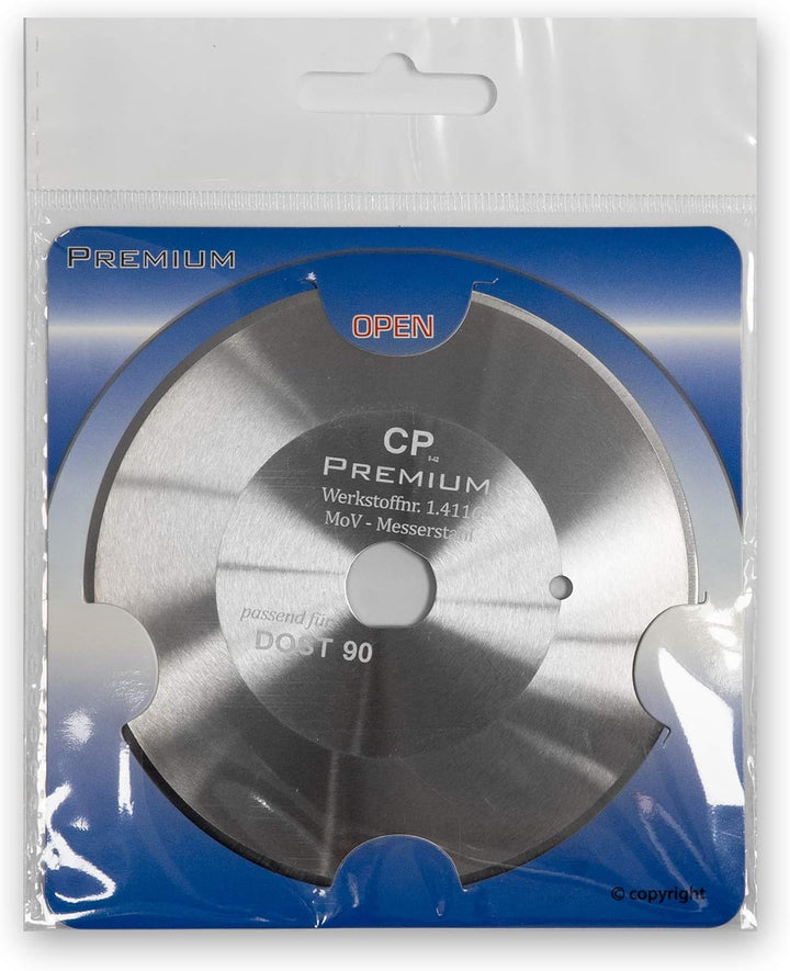 GASTRONICS Kreismesser für Dost - 90 mm, glatt - Dönermesser aus Edelstahl in Premium Qualität