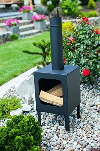 GARDENER 200-2 Gartenkamin Kamin Terrassenofen lackiert 35x35 cm ***NEU***