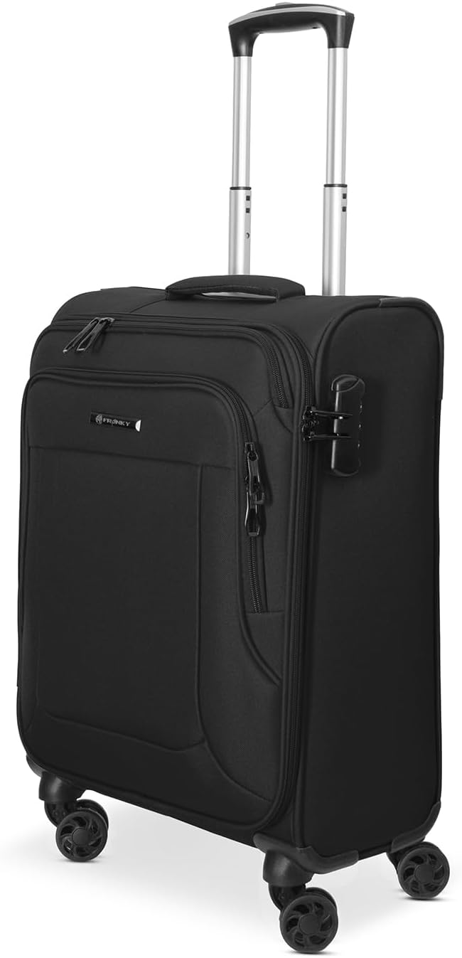 Franky Melbourne 3.0 Handgepäck Koffer | Weichgepäck Trolley mit 4 Rollen, arretierbarer Griff, Hemd