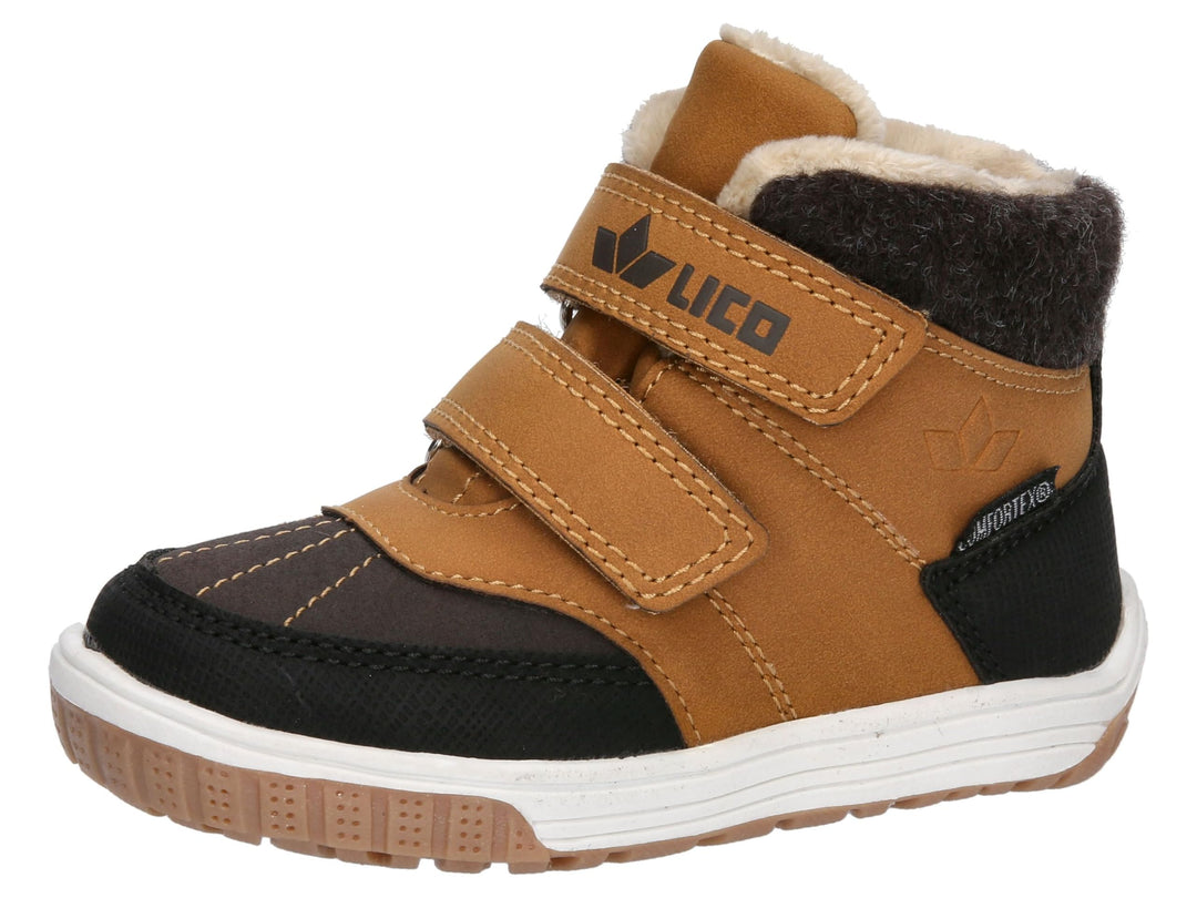 Lico Jungen Pavel VLauflernstiefel 22 EU Beige Braun, 22 EU Beige Braun