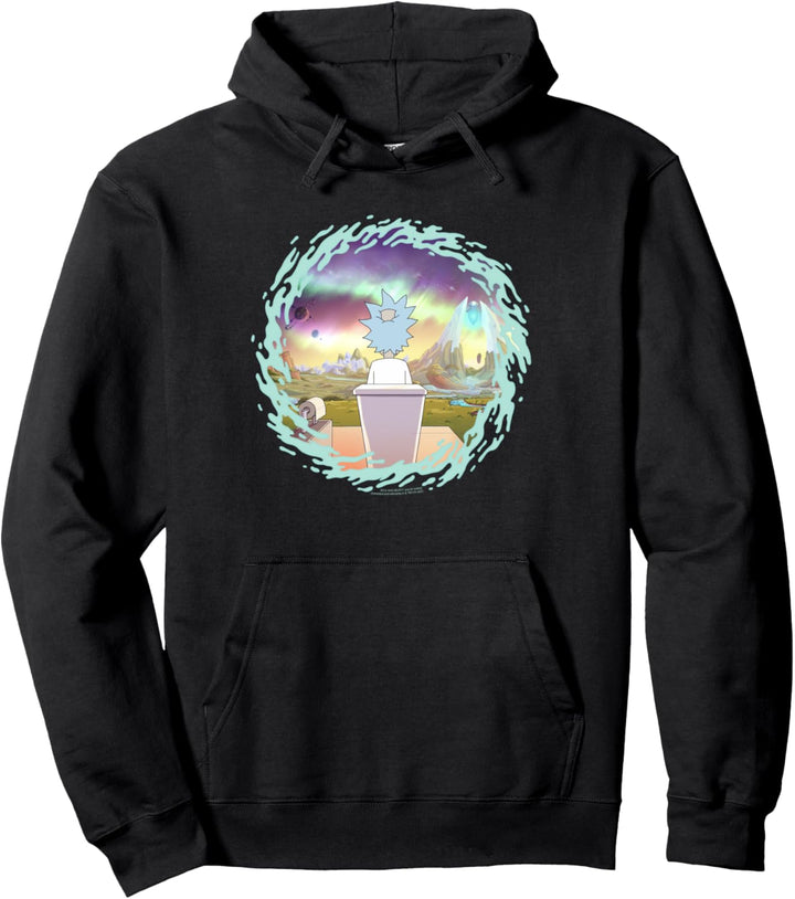Adult Swim Rick & Morty Planet Swirl Pullover Hoodie