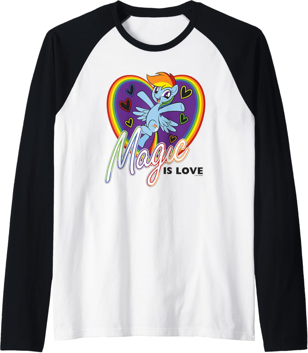 My Little Pony: Friendship Is Magic Rainbow Magic Is Love Raglan