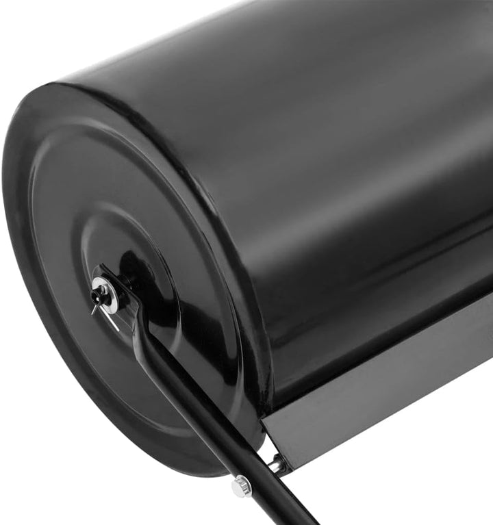 vidaXL Rasenwalze, Befüllbar Gartenwalze Walze mit Eisenrahmen, Handwalze mit Griff, Rasenroller Bod