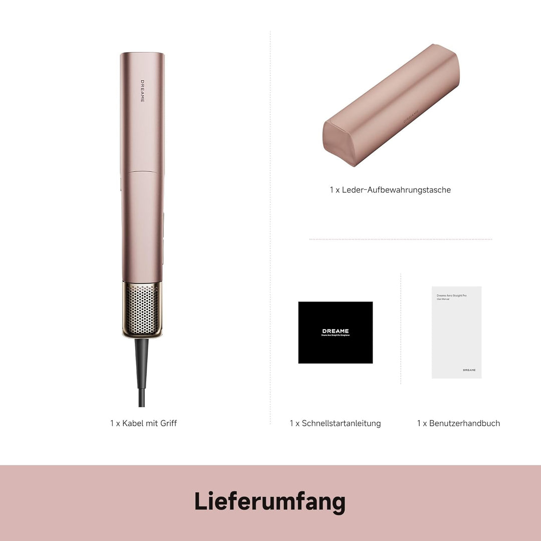 DREAME Aero Straight Pro 2-in-1 Luftglätter, Dualer Luftstromkanal, KI Styling, Nass-zu-Trocken-Glät