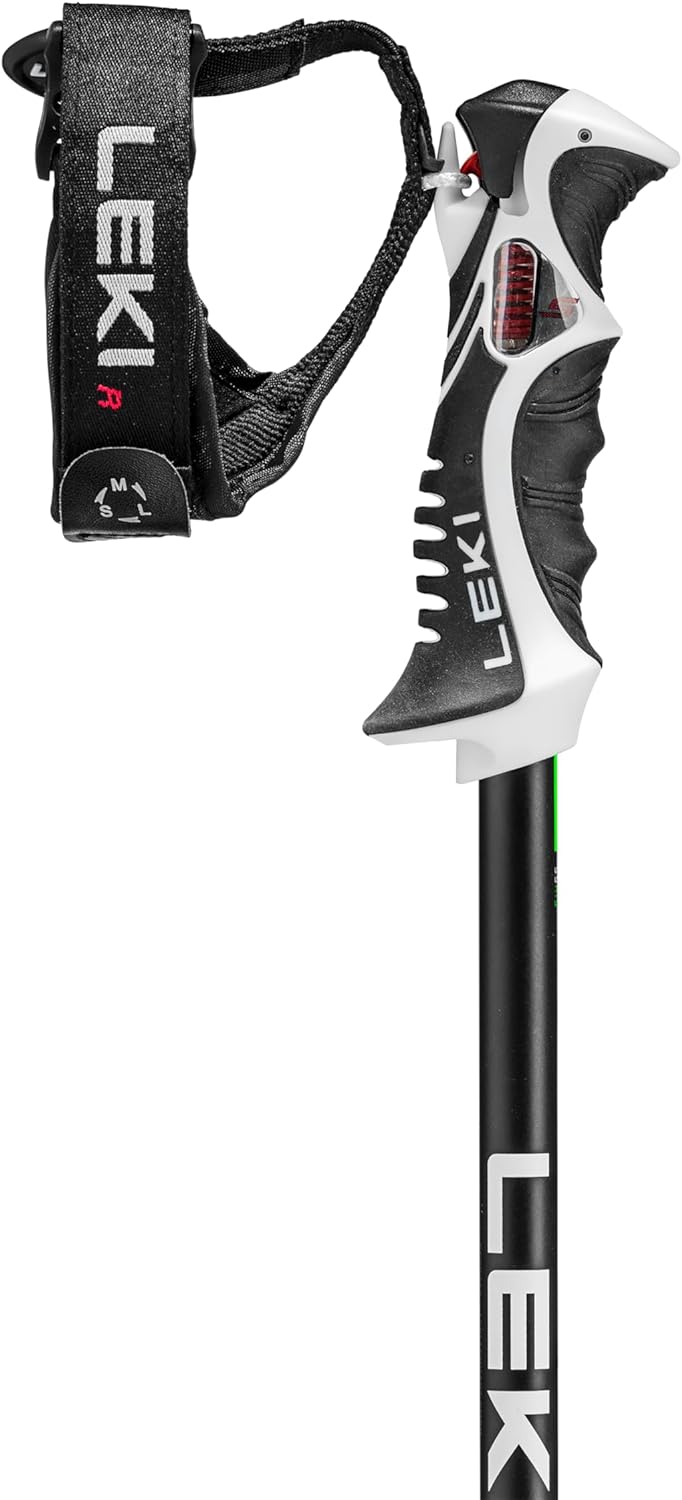 LEKI Bold Lite S Skistöcke anthracite-black-neongreen 130, anthracite-black-neongreen 130