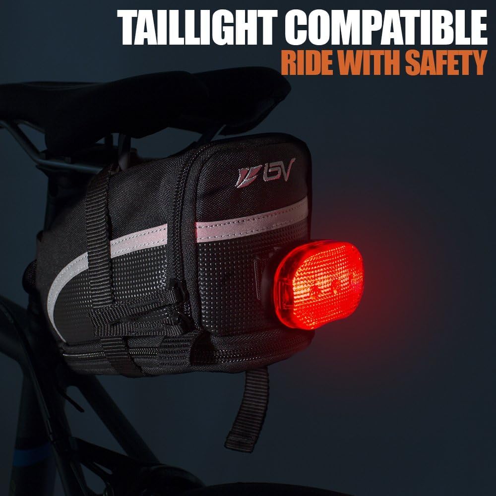 BV Fahrrad-Satteltasche, Unisex Fahrradtasche, Bicycle Strap-On Saddle/Seat Bag, L