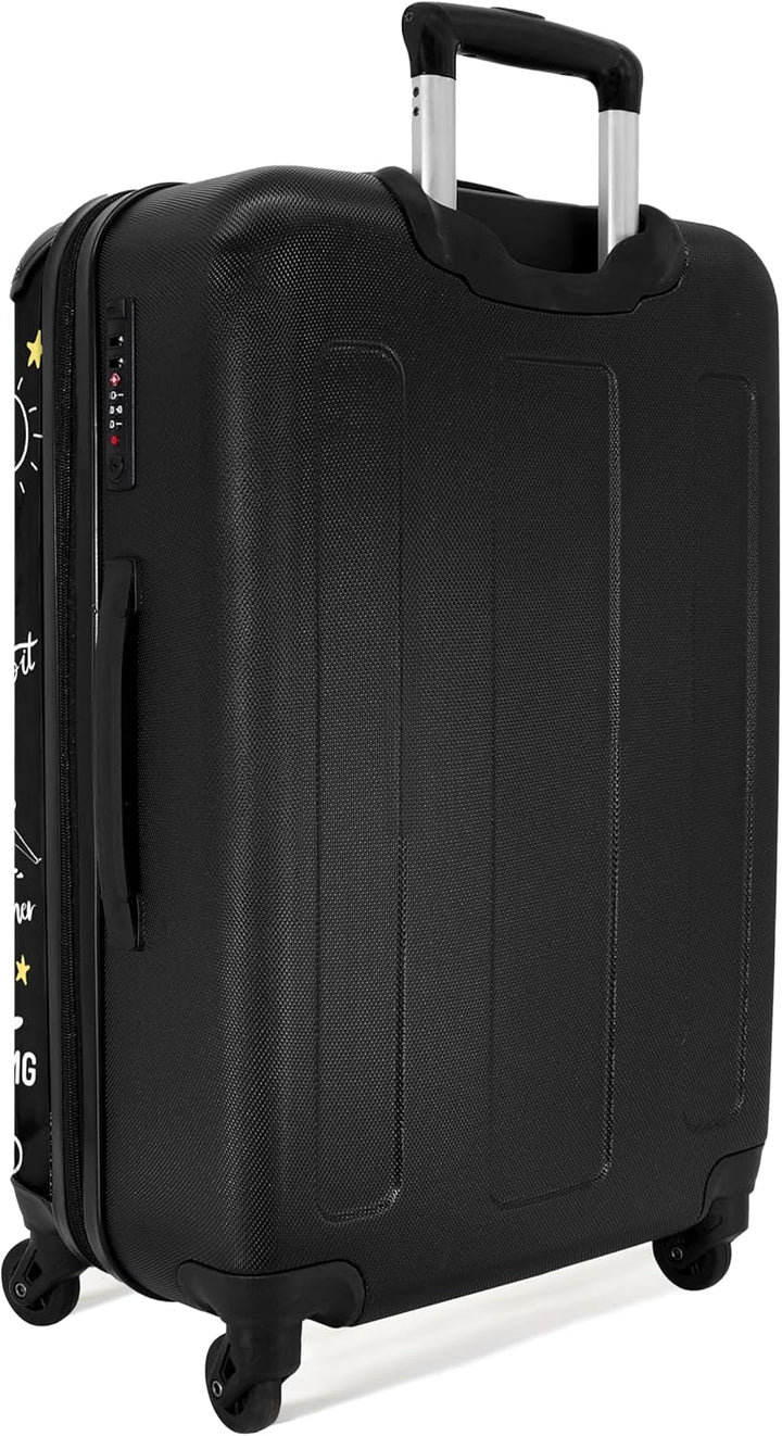 NoBoringSuitcases.com® Handgepäck, Hartschalenkoffer mit TSA Schloss, Trolley, Reisekoffer, Carry on