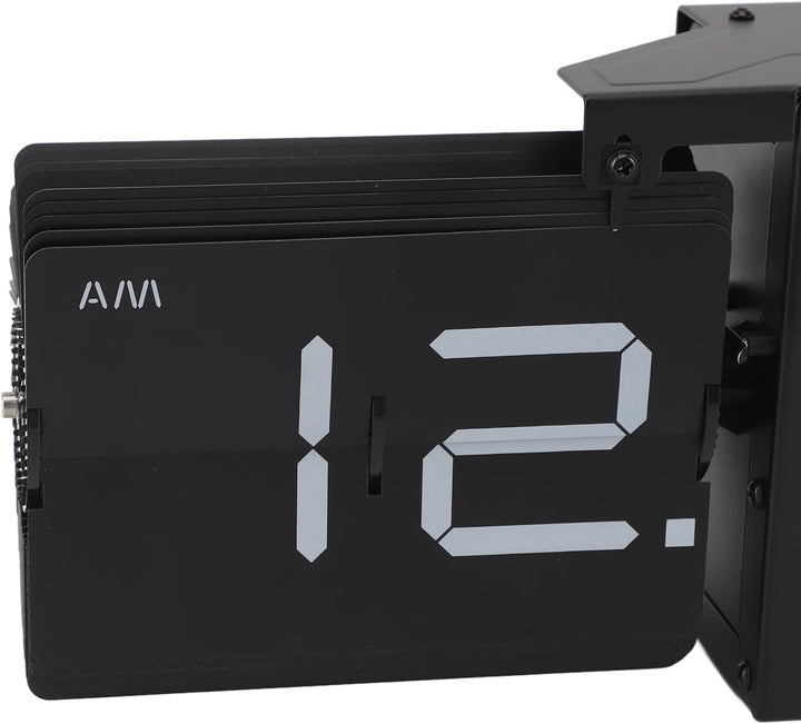 Automatische Flip -Uhr -Mechanik Retro Digital Flip Down Takt Batterie Easy Lesen Sie grosse Zahlen