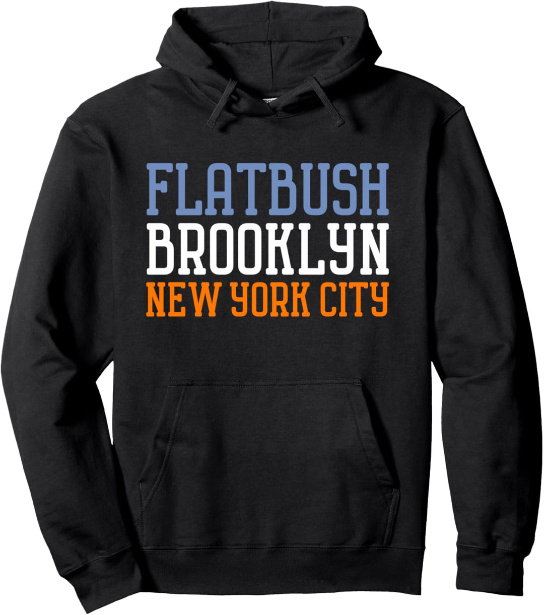 New York Brooklyn Flatbush Hoodie Pullover Hoodie