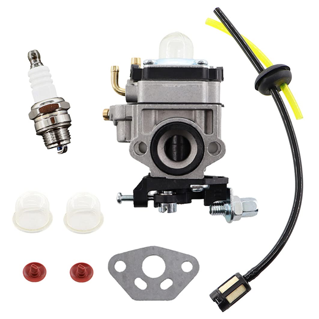 MCHNIC Vergaser mit Benzinschlauch Benzinfilter Zündkerze für 23ccm 25ccm 26ccm 33ccm 35ccm Benzin M