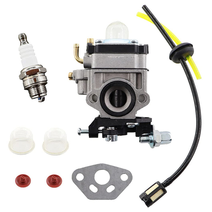 MCHNIC Vergaser mit Benzinschlauch Benzinfilter Zündkerze für 23ccm 25ccm 26ccm 33ccm 35ccm Benzin M
