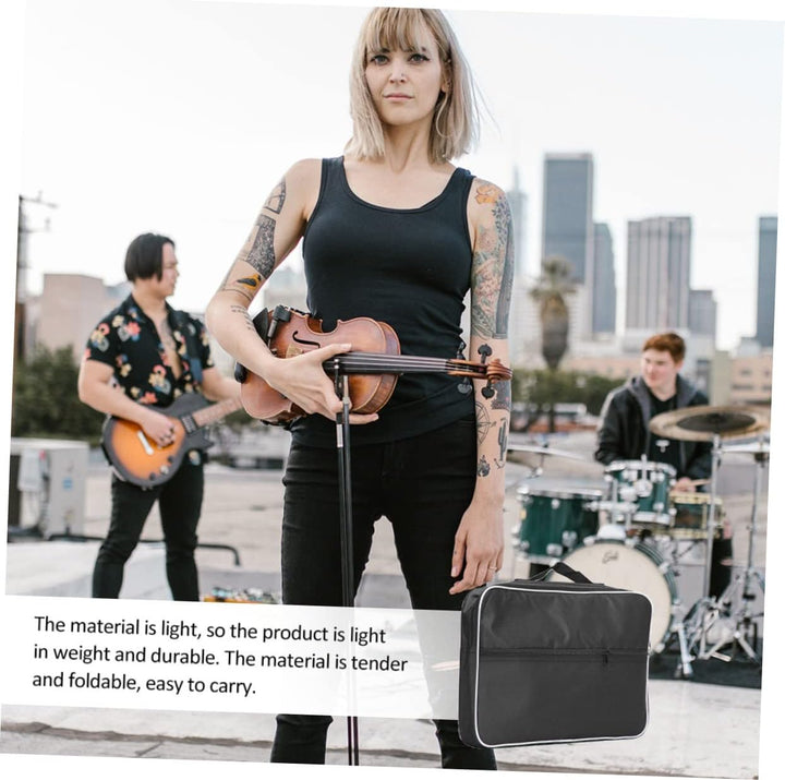 HEMOTON Dicke Polyester Lyre Bag Handtasche Instrumententasche Wasserabweisend Staubschutz Praktisch