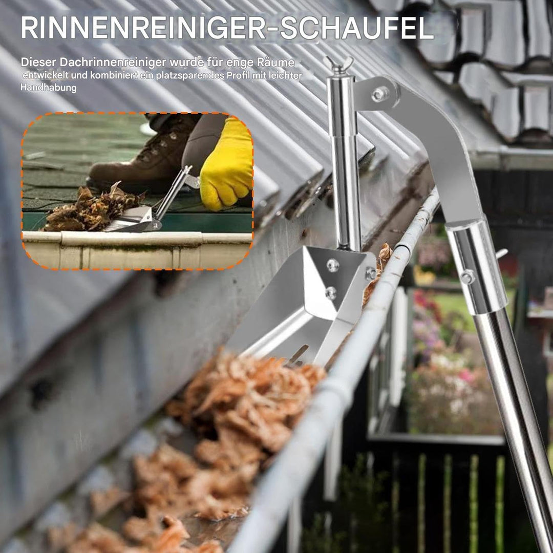 Dachrinnen Reinigungsschaufel - Reinigungsschaufel Für Garten Gräben Einfamilienhäuser - Rostfrei Le