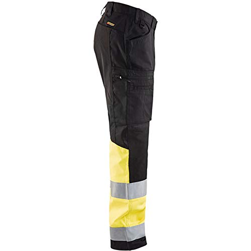 Blakläder 155118119933C146 Warn-Bundhose Grösse mit Stretch in schwarz/gelb, C146 C146 Black / Yello