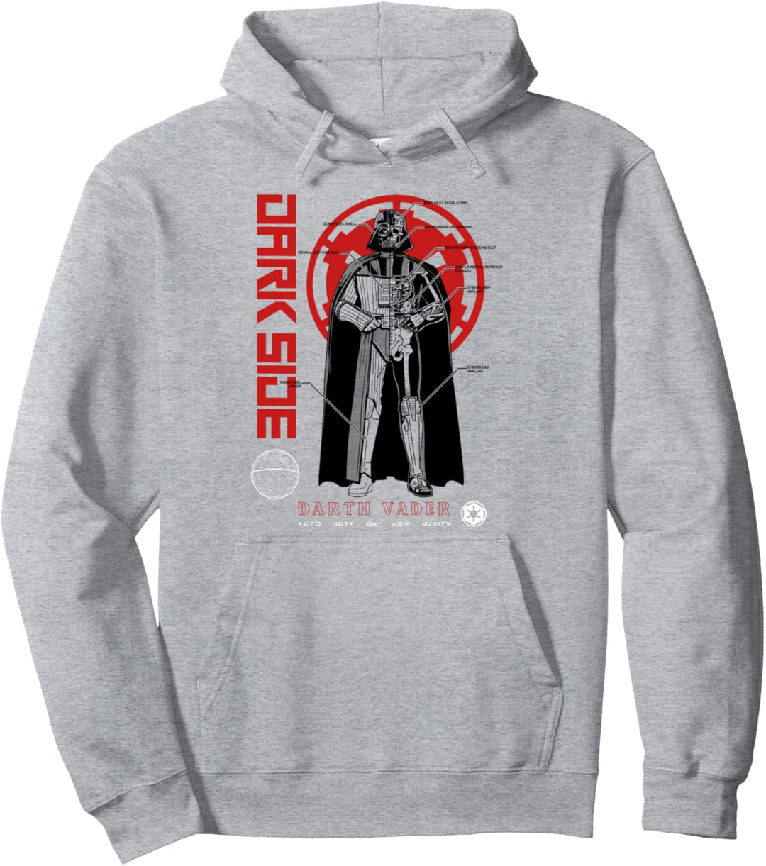 Star Wars Darth Vader Schematic Pullover Hoodie