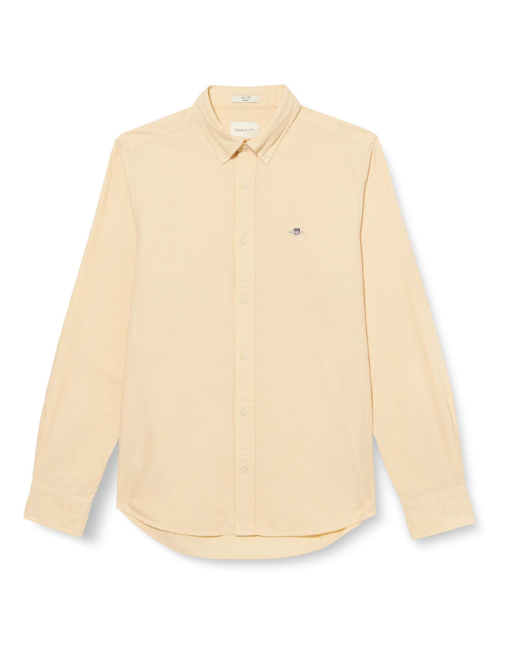 GANT Herren Slim Oxford Shirt Hemd, S Burnt Wheat