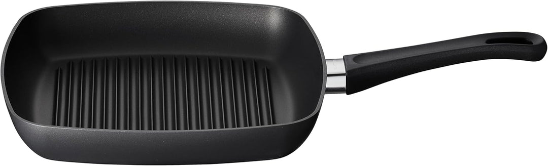 SCANPAN Classic Induction Grillpfanne 27x27 cm | Quadratische Pfanne | Stratanium+ Antihaftbeschicht