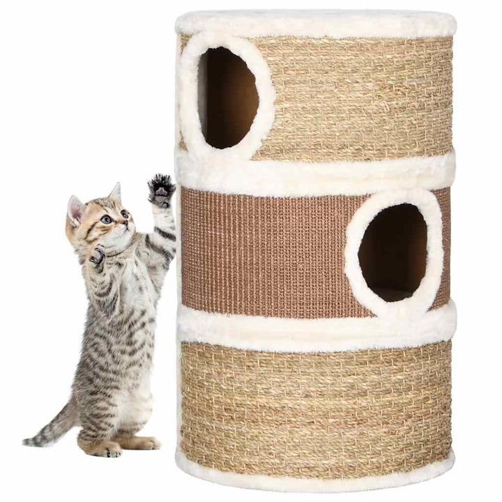Generisch Katzen-Kratztonne 60 cm Seegras,Tier- & Haustierbedarf,Haustierbedarf,Katzenbedarf,Kratzb?