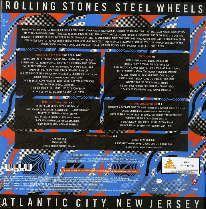 Steel Wheels Live (Atlantic City 1989, 3 LP + 12") [Vinyl LP], Vinyl