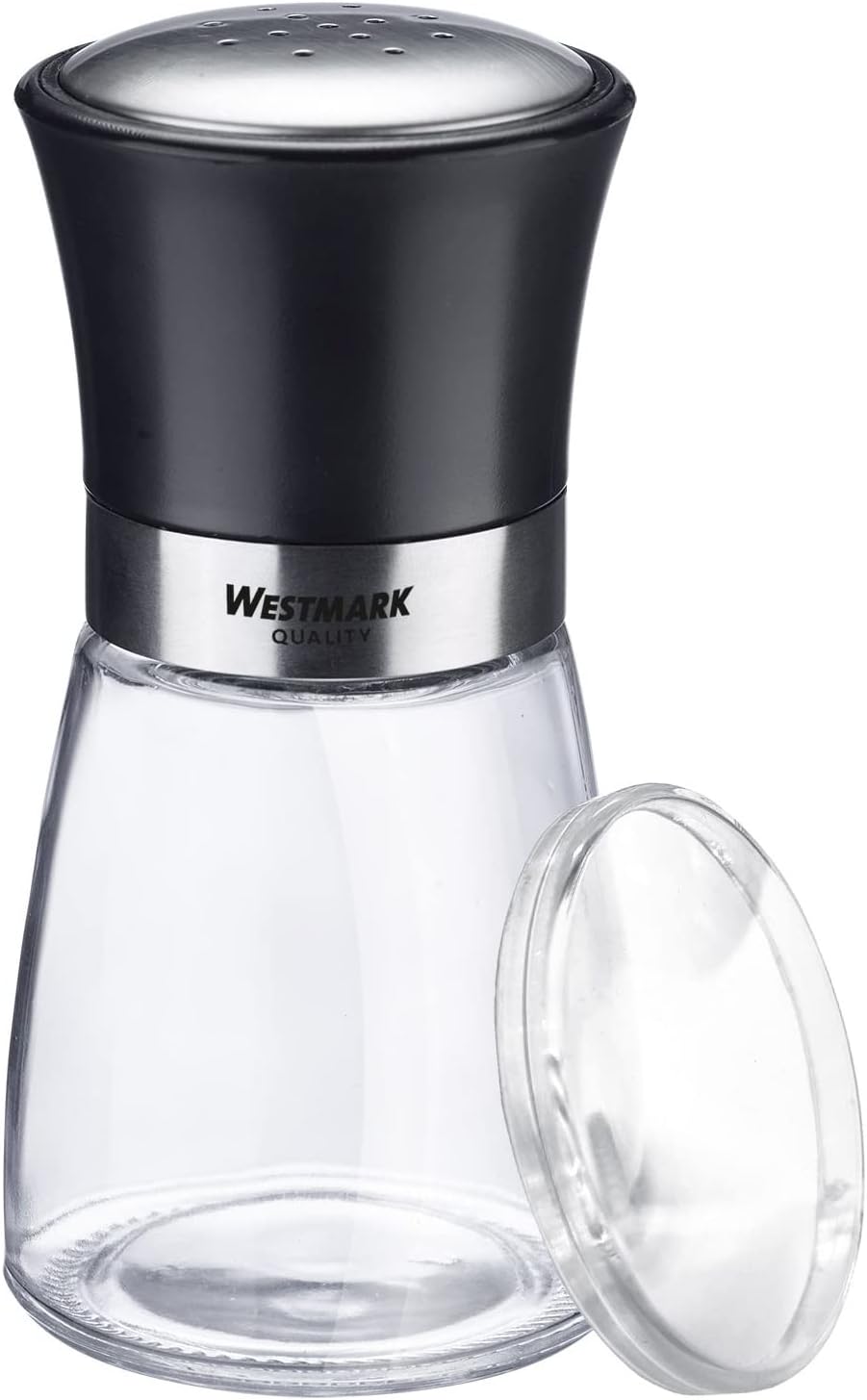 Westmark Gewürzstreuer-Display, Inhalt: 6 Stück, Mit Aromadeckel, Feines Lochbild, Fassungsvermögen: