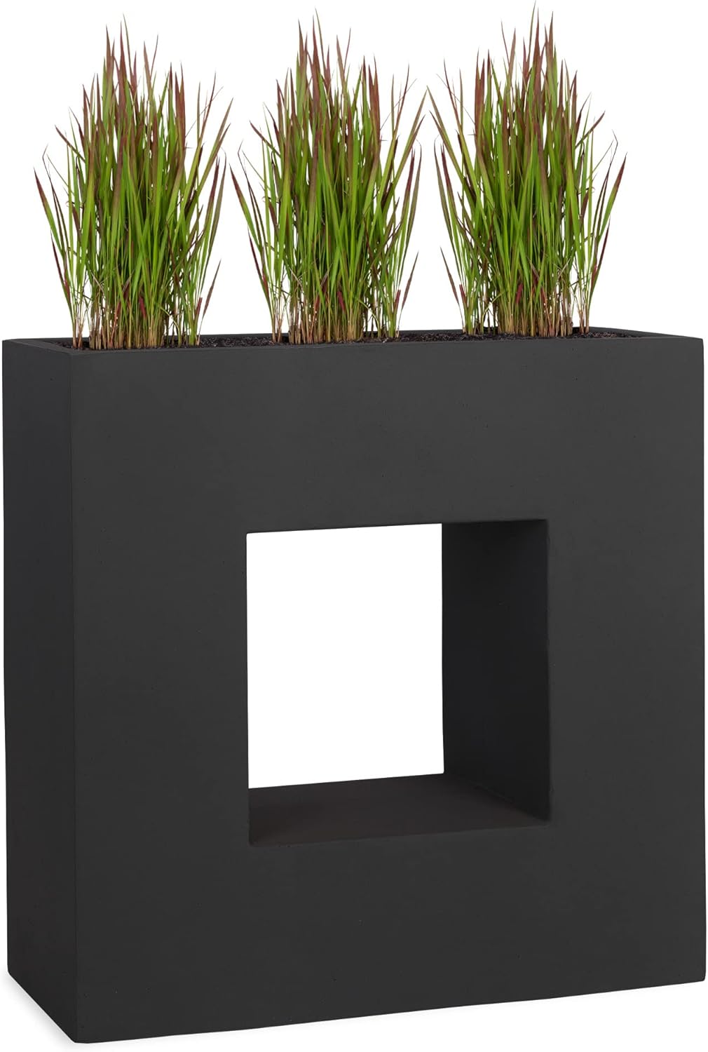 Pflanzwerk® Pflanzkübel Vista Anthrazit 66x66x28cm *Frostbeständig* *UV-Schutz* *Qualitätsware* VIST