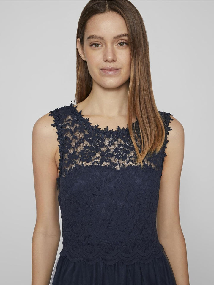 Vila Female Maxikleid VILYNNEA Spitzen 34 Total Eclipse 1, 34 Total Eclipse 1