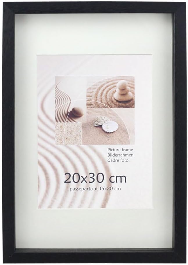 KM Foto 3D Objektrahmen Holz Bilderrahmen Shirt Trikot Rahmen Collage Wanddeko Poster S223: Farbe: S