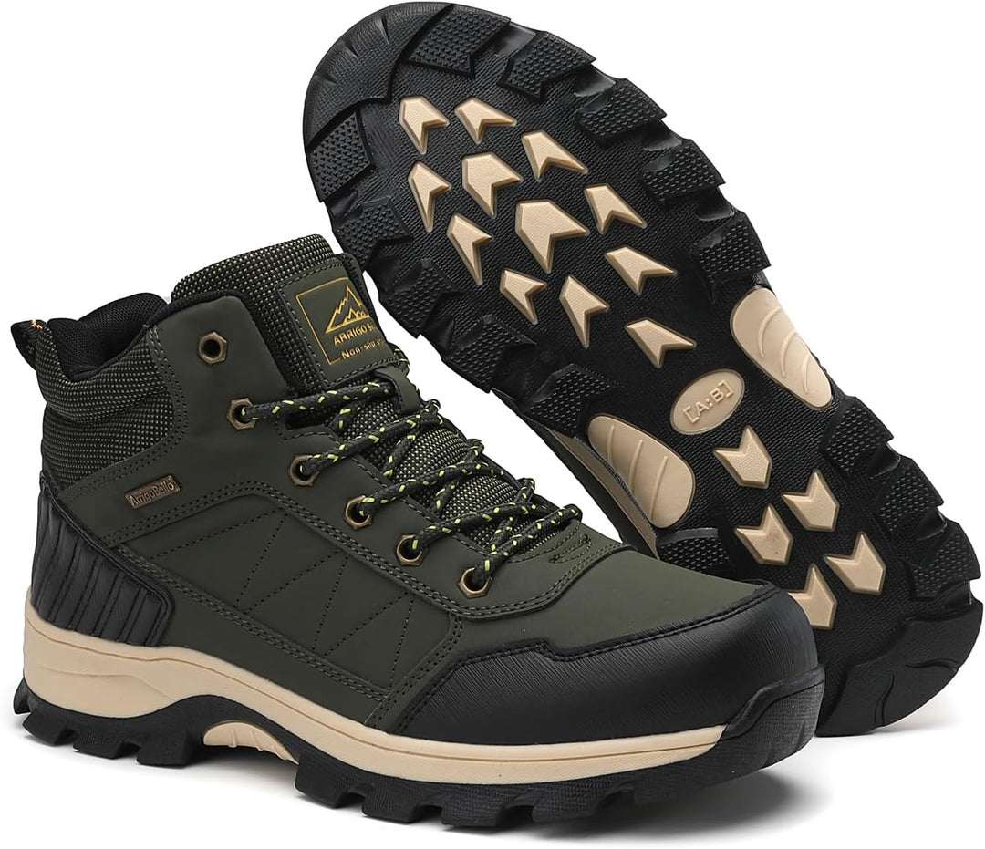 ARRIGO BELLO Winterschuhe Herren Winterstiefel Wanderstiefel Trekking Stiefel Gefüttert Warm Rutschf