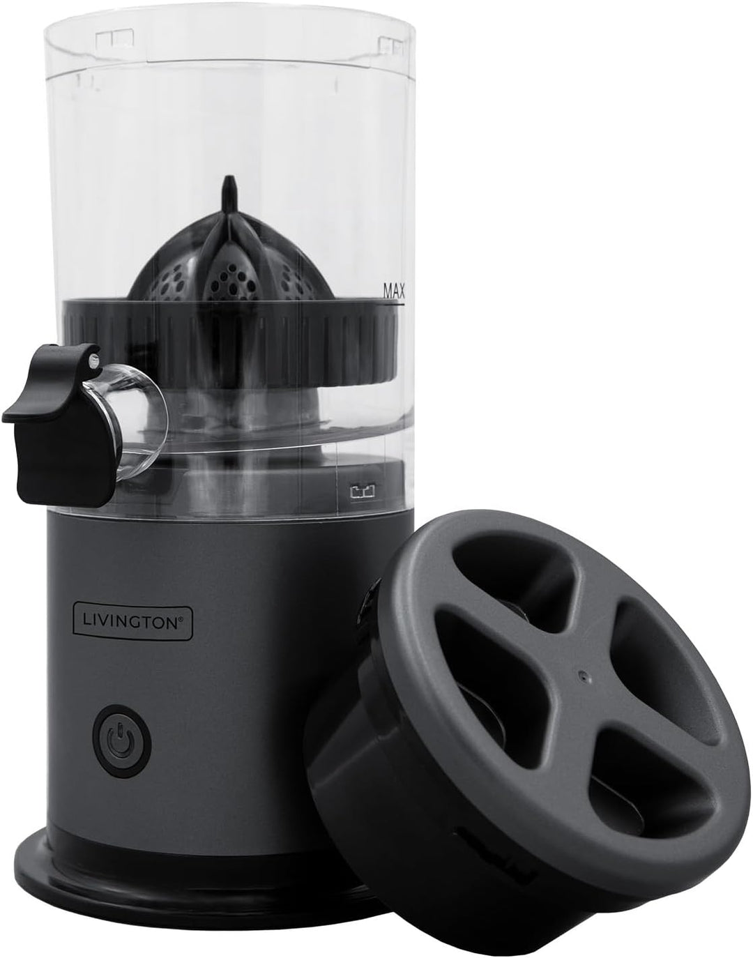 Livington JuiceBoost - tragbarer Akku Entsafter - 160ml Auffangbehälter - kabellos - Saftpresse klei