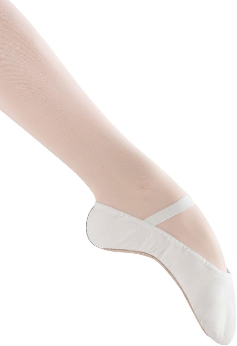 Bloch Dance Girl's Dansoft Full Sole Leather Ballet Slipper/Shoe, White, 7.5 X-Narrow Toddler