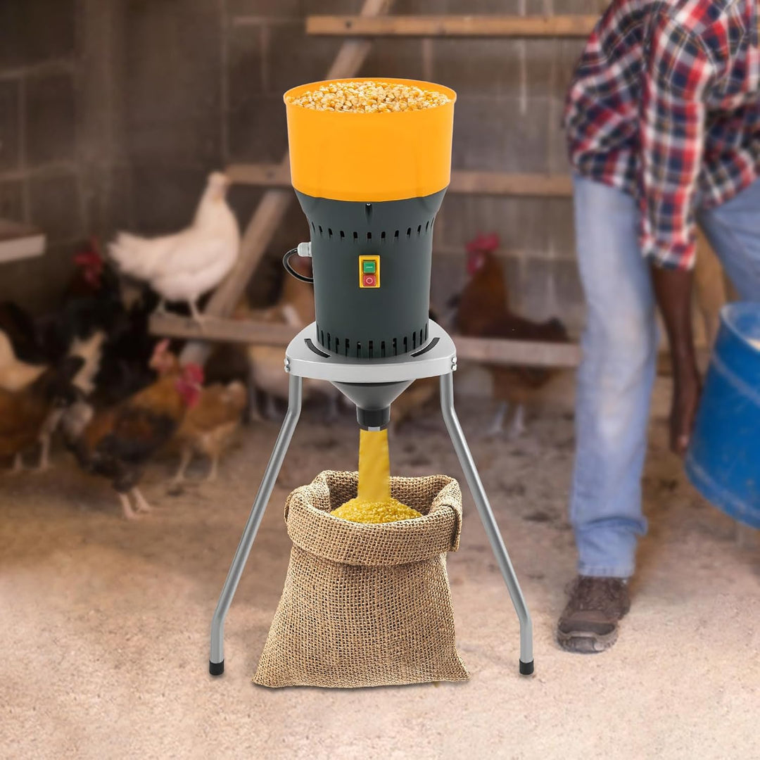 Elektrische Getreidemühle Mühle Kornmühle Getreidemühle Futtermühle mit 5 Schleifsiebe für Getreide