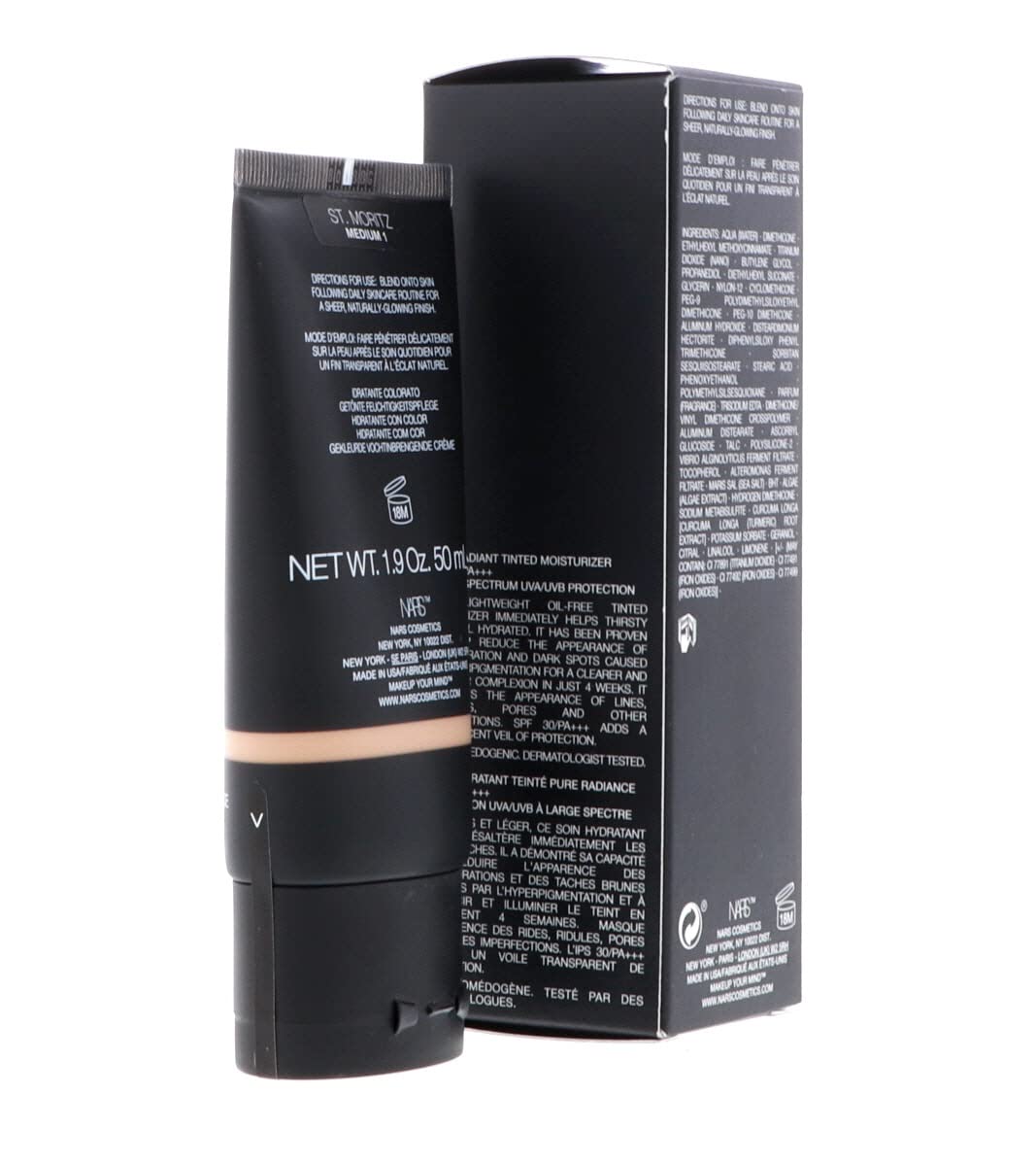 NARS Pure Radiant Tinted Moisturiser SPF 30 - St Moritz 50ml