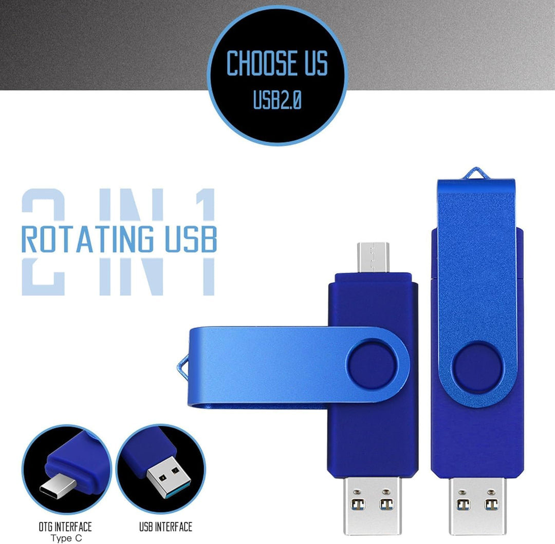256GB-Flash-Laufwerk,Thumb Drive hohe Kapazität,USB-Flash-Laufwerke 256GB Metall Schwenkbar,USB 2.0