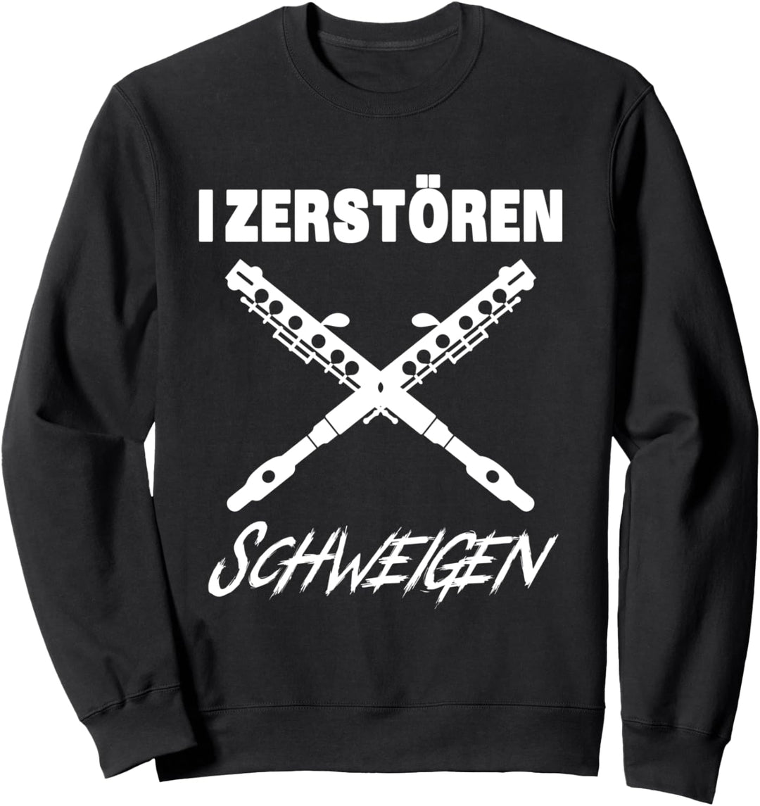 Lustiges Piccolo-Hemd - Ich zerstöre die Stille - Neujahrsge Sweatshirt