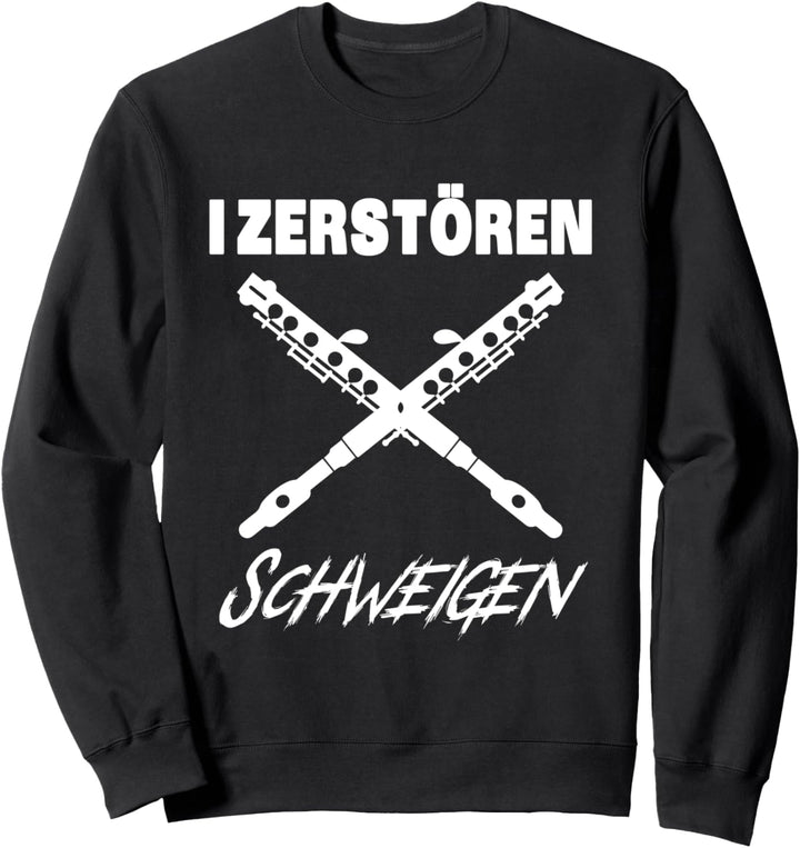 Lustiges Piccolo-Hemd - Ich zerstöre die Stille - Neujahrsge Sweatshirt