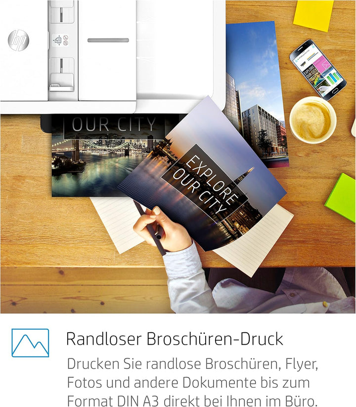 HP Officejet Pro 7720 All-in-One-Drucker — Farb-Tintenstrahldrucker (Kopieren, Scannen, Drucken, A3,