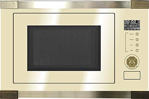 Kaiser EM 2545 ElfAD Einbau Multifunktions Mikrowelle,Schwarz Glas,25L,Heissluft Grill,21 Funktionen