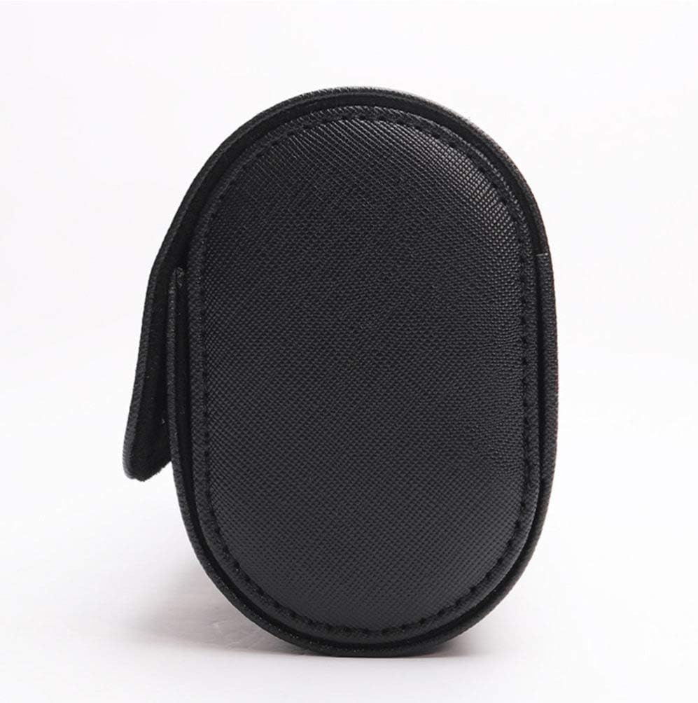 iplusmile Uhrenrolle Reisekoffer- Upgrade Retro Runde Uhr Organizer Box PU Leder 3- Slot- Uhrenspeic