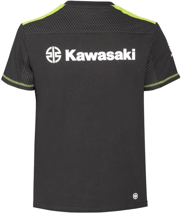 Kawasaki Sports T-Shirt S Schwarz Grün, S Schwarz Grün