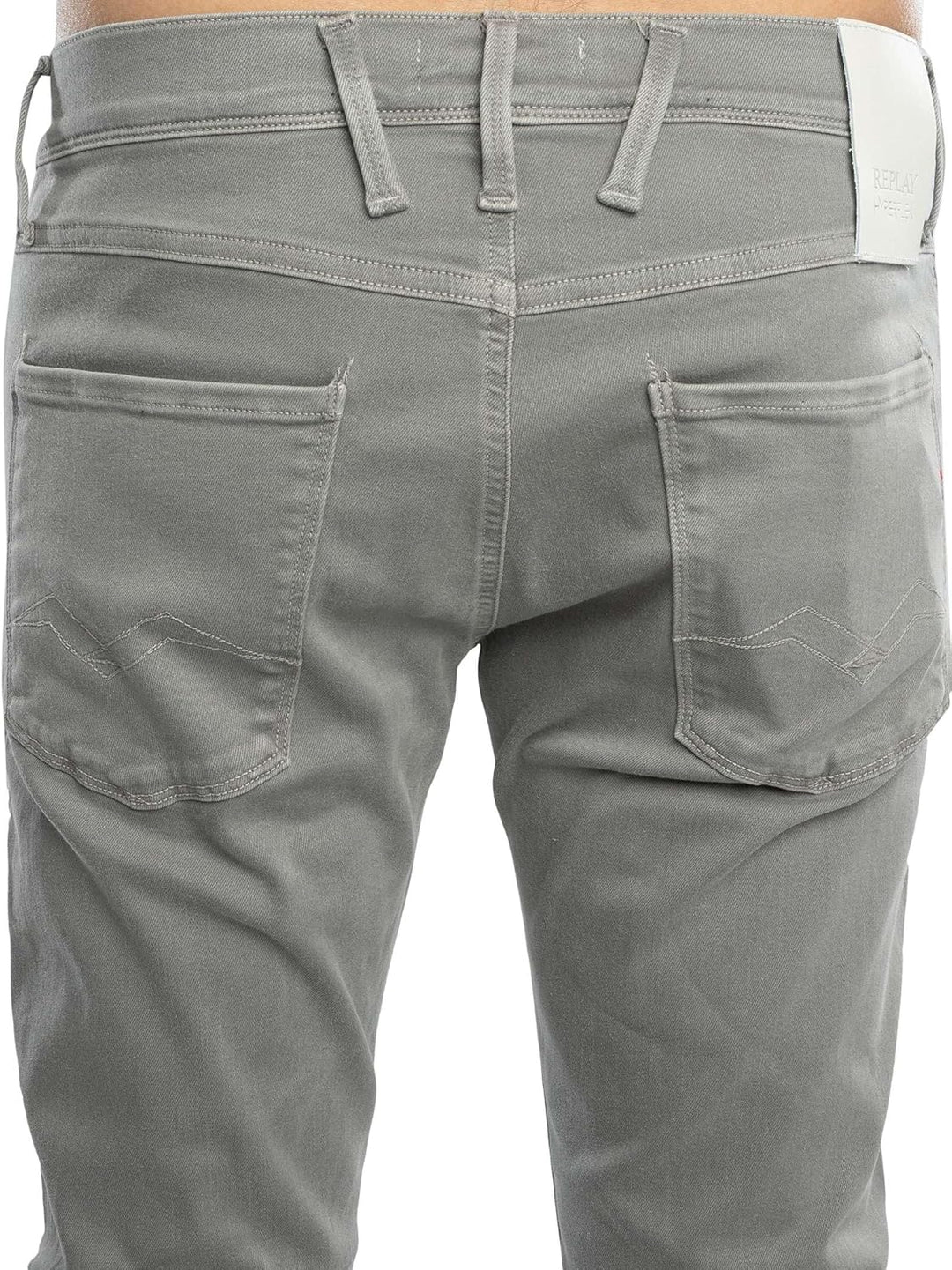 Replay Herren Anbass Hyperflex Colour Xlite Jeans 28W / 34L 214 Dim Grey, 28W / 34L 214 Dim Grey