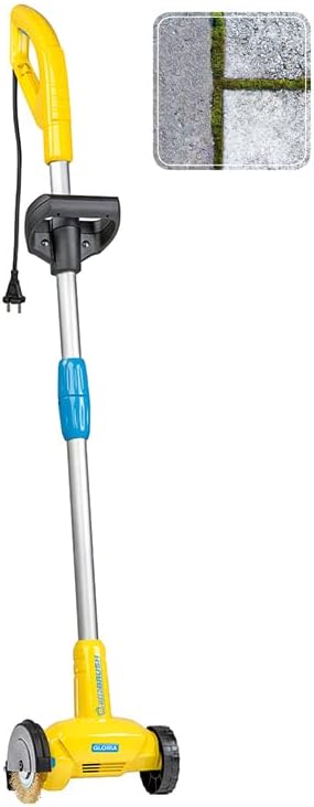 GLORIA Fugenreiniger WeedBrush | Elektrischer Fugenkratzer | Unkrautbürste | Zwischen Terrassenplatt