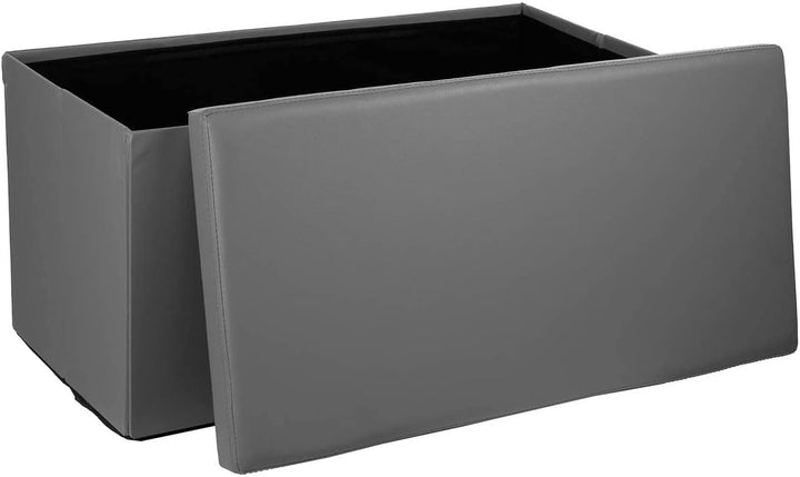 Klappbarer doppelter Sitzsack grau - Grau - Atmosphera créateur d'intérieur