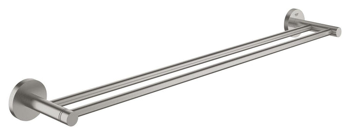 GROHE Start - Doppel- Badetuchhalter (Stichmass 600mm, Material: Metall, inkl. Schrauben und Dübel),