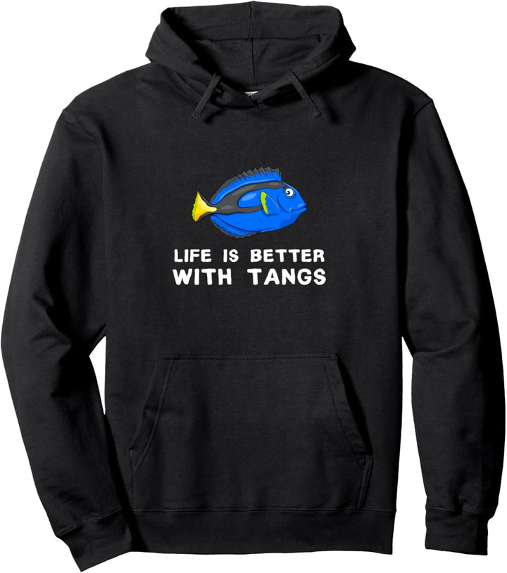 Lustige Coral Reef Aquarium Powder Blue Tang Aquarist Pullover Hoodie