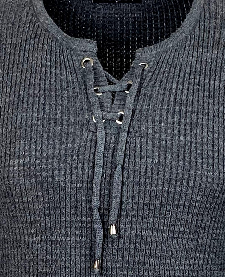 Baxboy Herren Pullover Slim Fit Rundhals Strick-Pullover Rundkragen Moderner Longsleeve in Feinstric