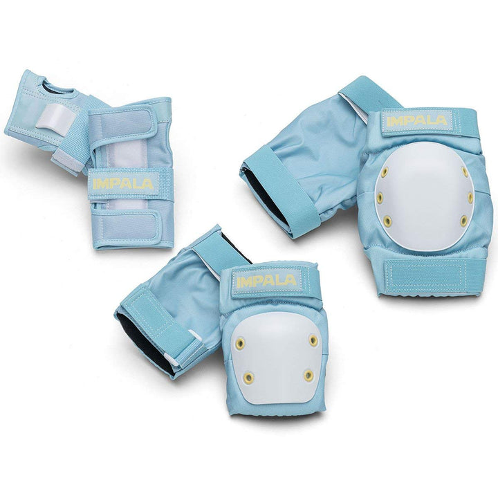 Impala Skate – Schutzausrüstung für Rollerskate und Skateboard M Sky Blue / Yellow, M Sky Blue / Yel