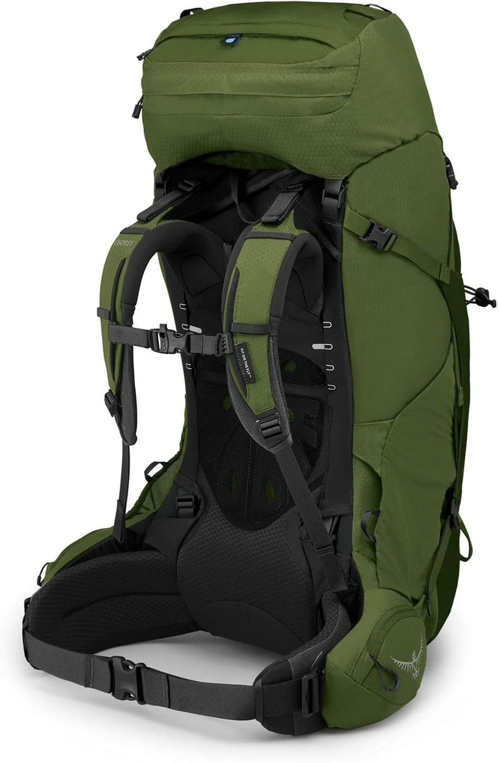 Osprey Aether 65 Trekkingrucksack für Männer Garlic Mustard Green S-M, Garlic Mustard Green S-M